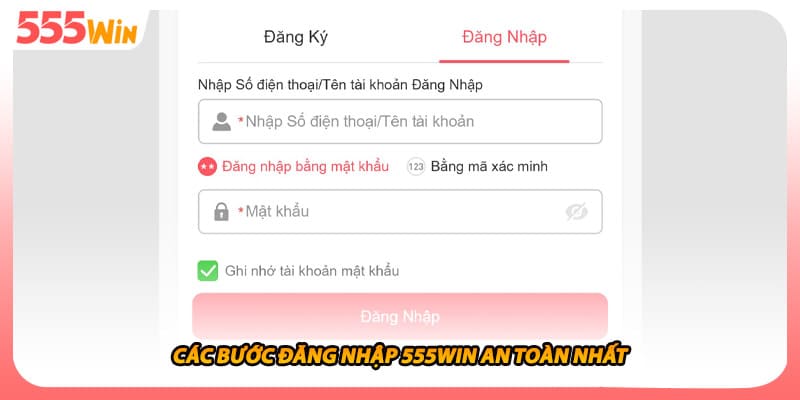 Đăng Nhập 555WIN Hỗ Trợ Truy Cập Trên Các Thiết Bị Tiện Lợi 1 Các bước đăng nhập 555WIN an toàn nhất