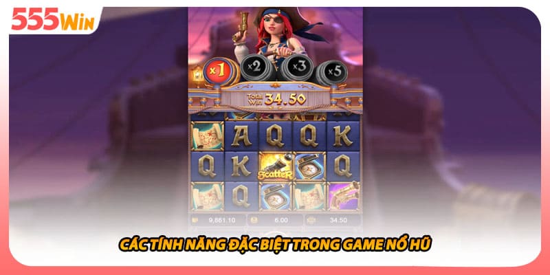 Nữ Hoàng Tiền Thưởng Trị Vì Vương Quốc Jackpot Rực Rỡ 2 Các tính năng đặc biệt trong game nổ hũ