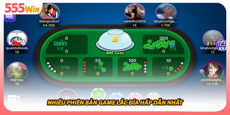 Xóc Đĩa Online Game Truyền Thống Trực Tuyến Thu Hút Mọi Tuổi 2 Nhiều phiên bản game lắc đĩa hấp dẫn nhất