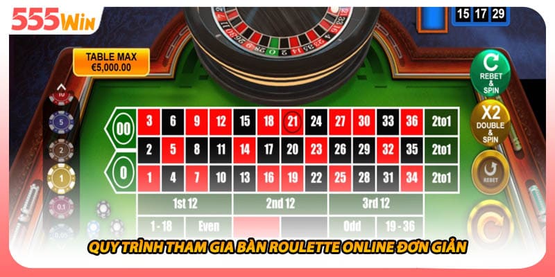 Roulette Online Đi Tìm Hướng Dẫn Chơi Dành Cho Tân Thủ 1 Quy trình tham gia bàn roulette online đơn giản