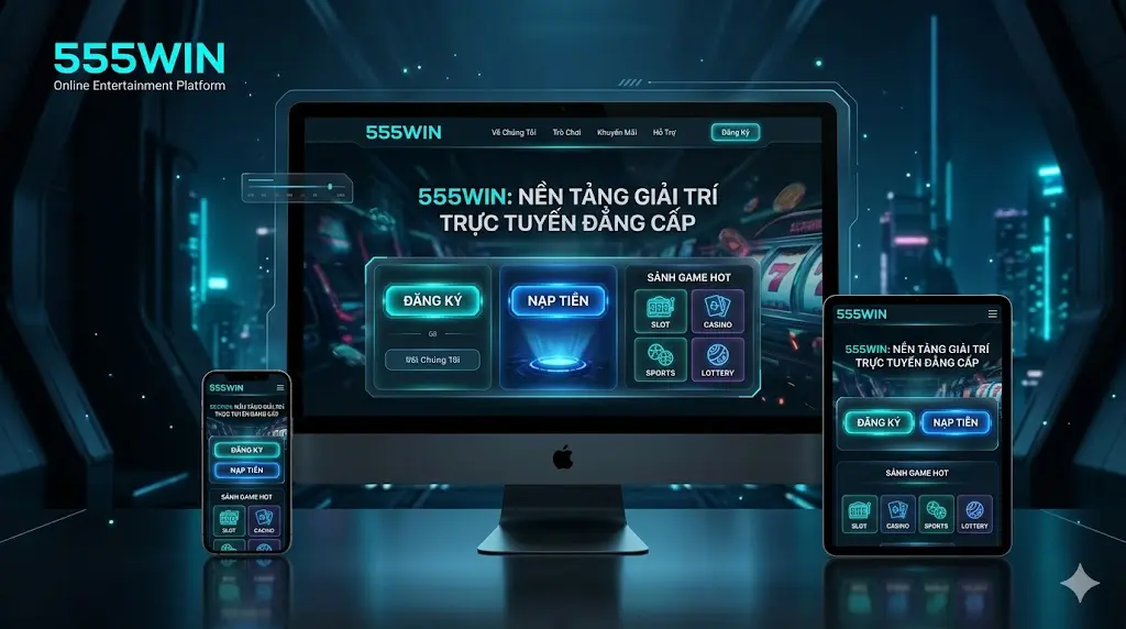555WIN – Trang Chủ Cá Cược Uy Tín Hàng Đầu Châu Á 2026 10 Giao Diện High-Tech Đỉnh Cao